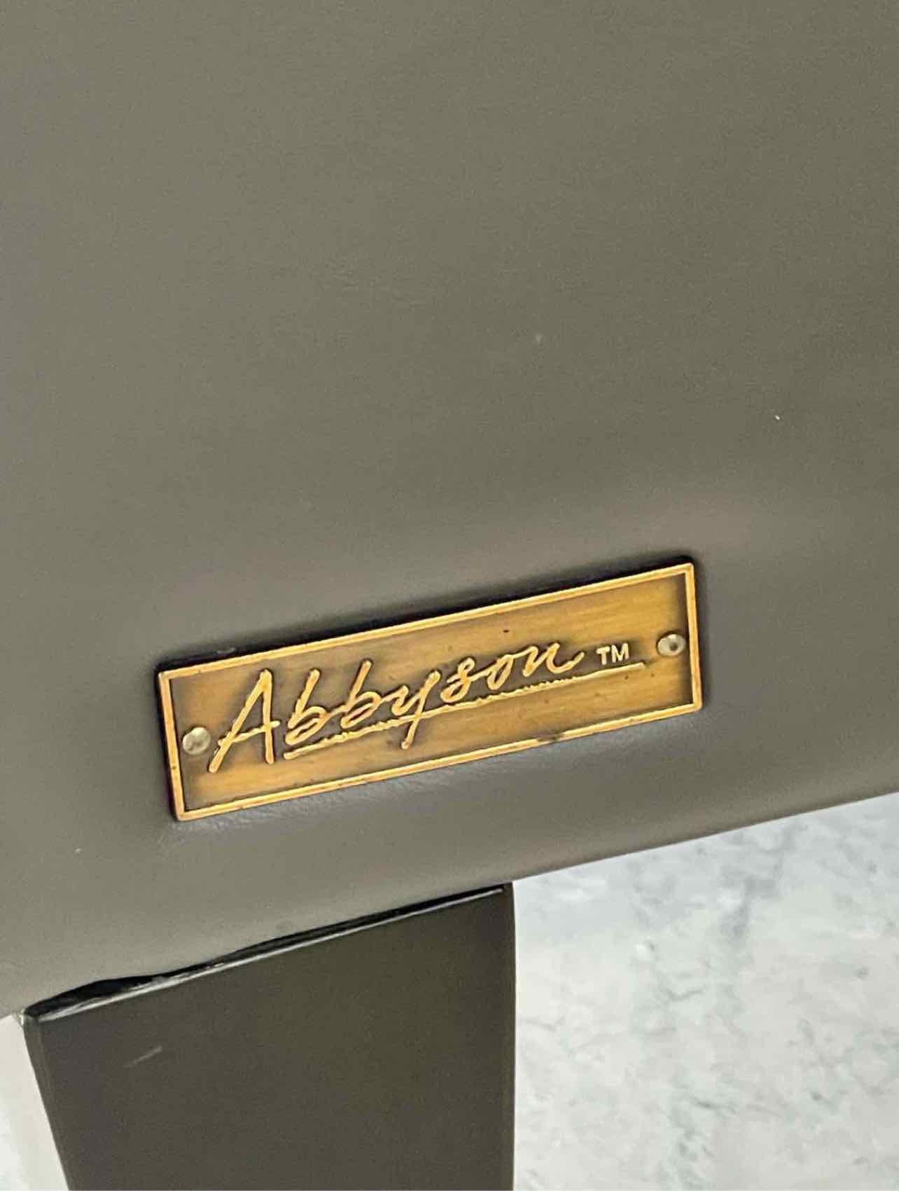 Abbyson Gray/Silver Faux Leather Nailhead Furniture Accent Chair - Image 5
