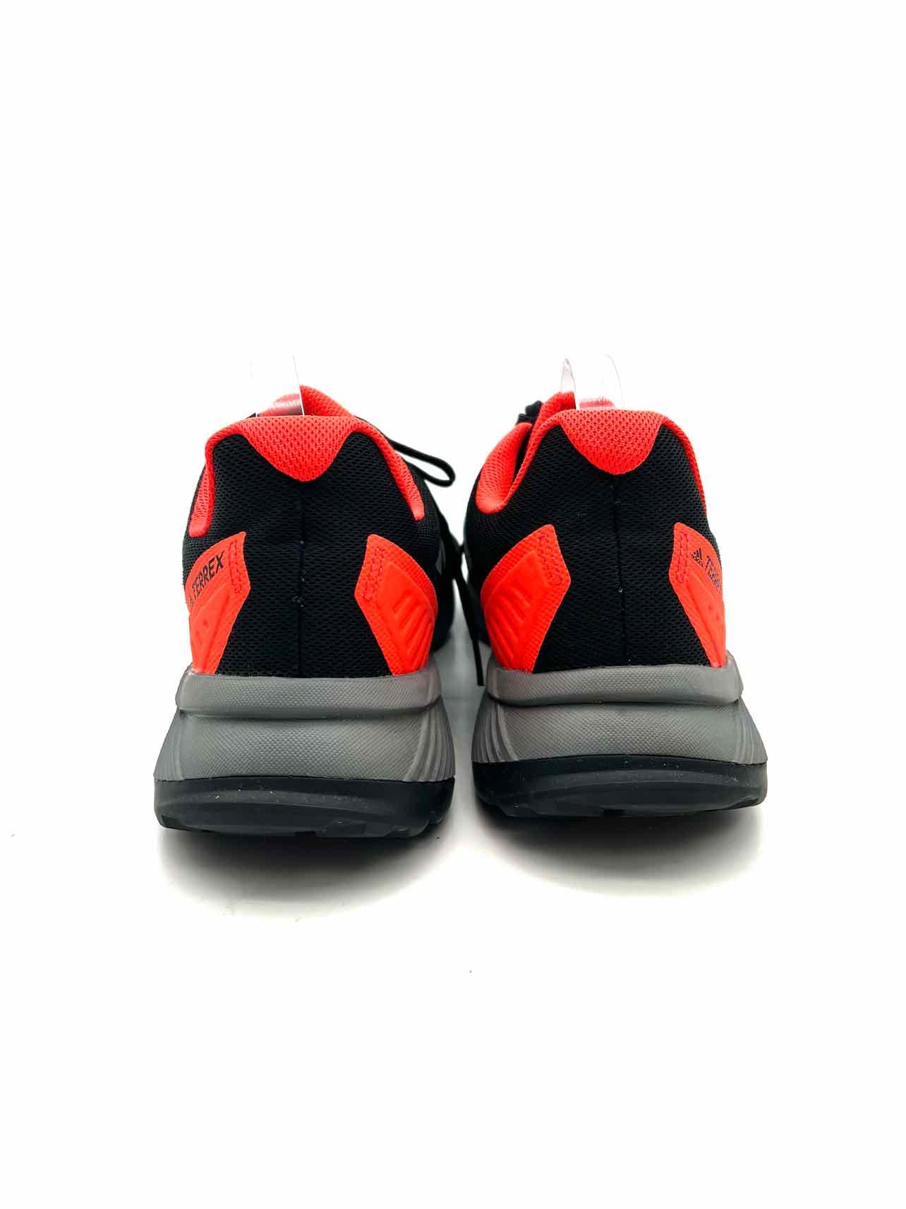 Adidas Size 13 Bk/Gry/Or Lace-Up Mesh Men's Shoes Sneakers- Men's - Image 7