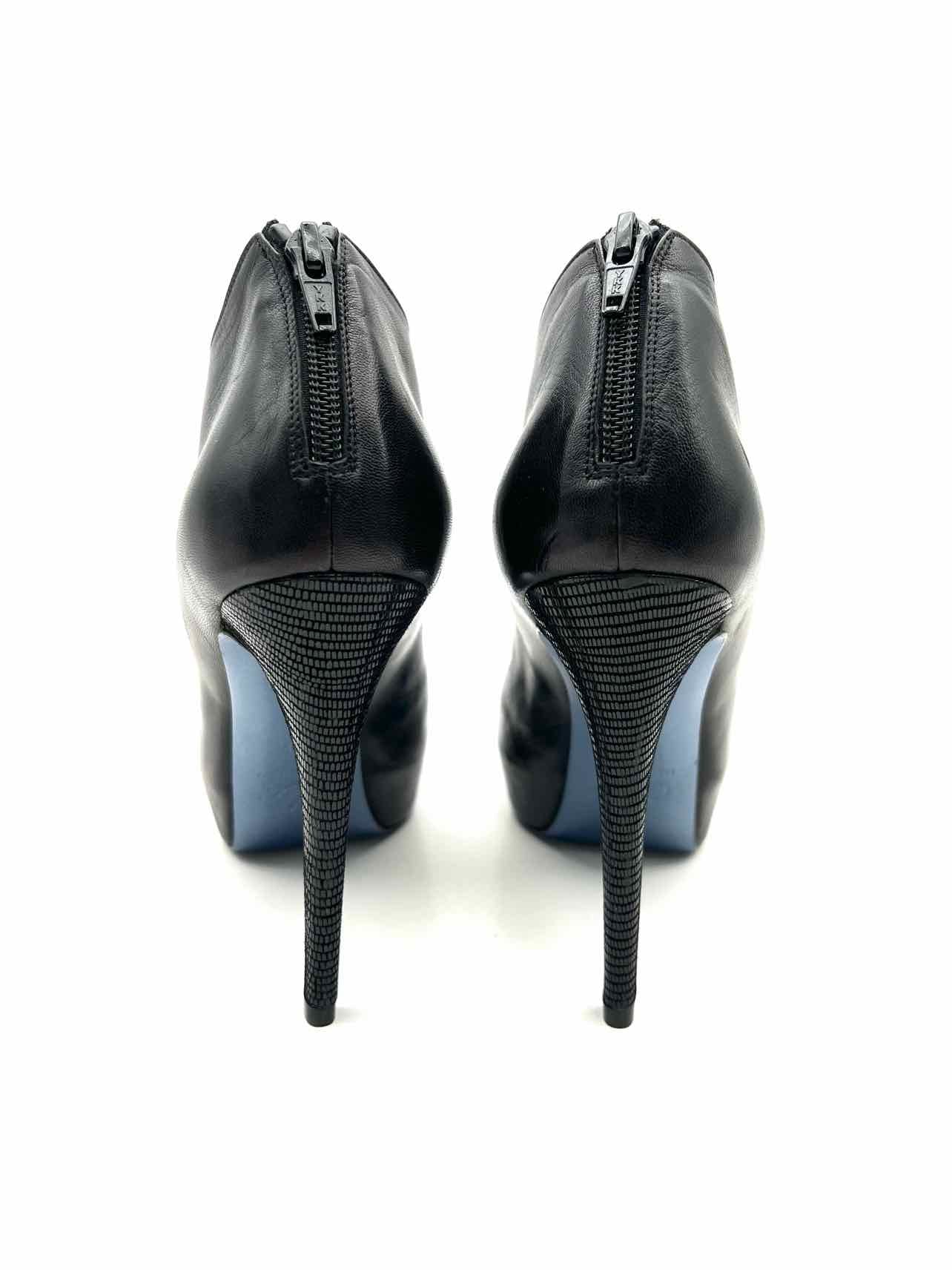 Alessandro Oteri Size 9.5? Black Reptile Leather AS IS Designer Shooties - Image 6