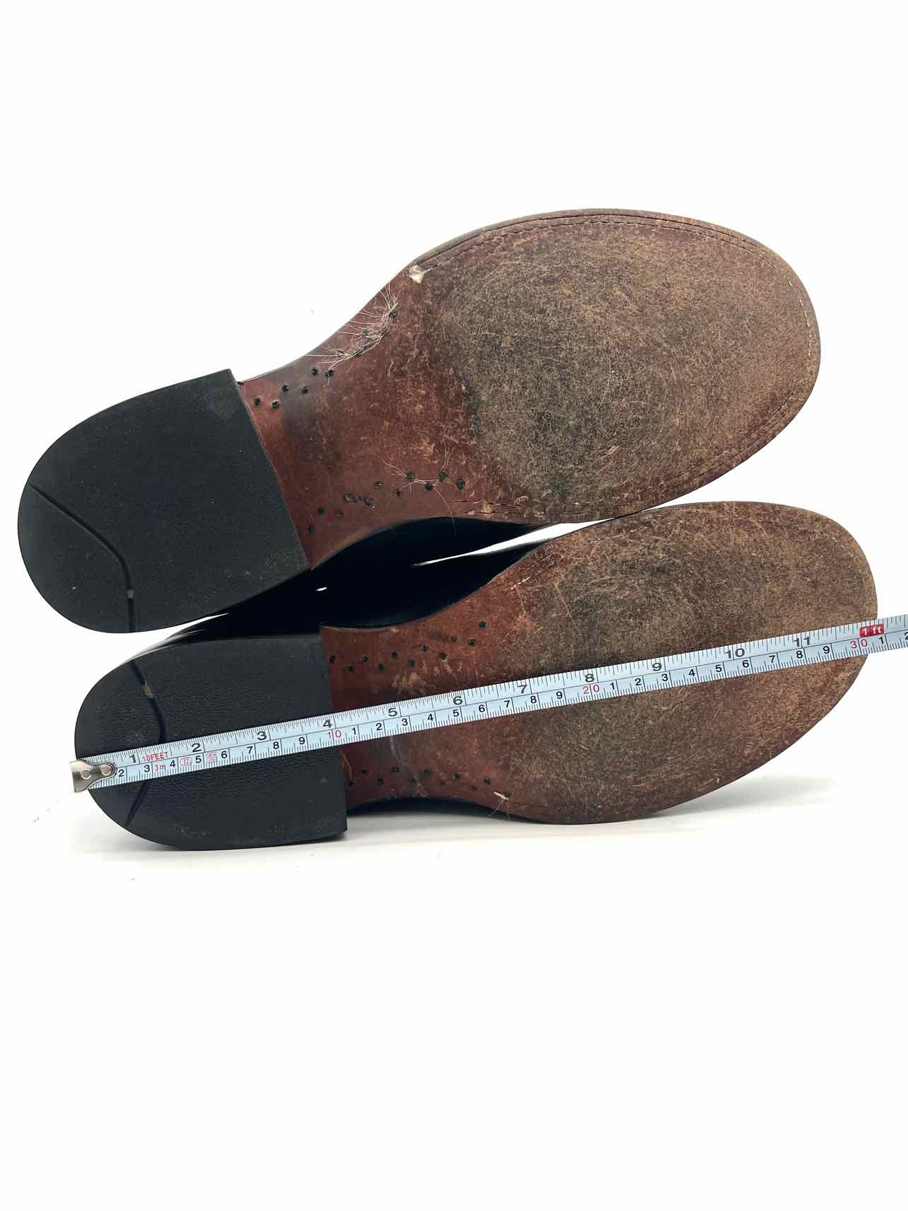 Ariat Size 12 Bk/Yw/Rd Stitched Leather Men's Shoes Boots- Men's - Image 6