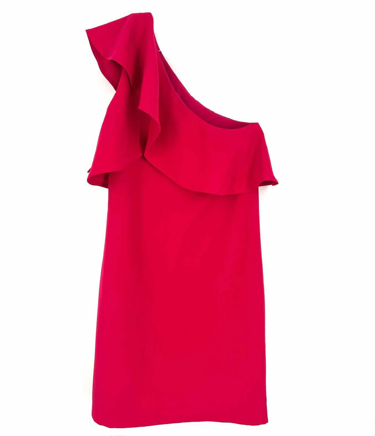 Charles Henry Size XS Hot Pink One Shoulder Ruffle NEW Dresses Dress