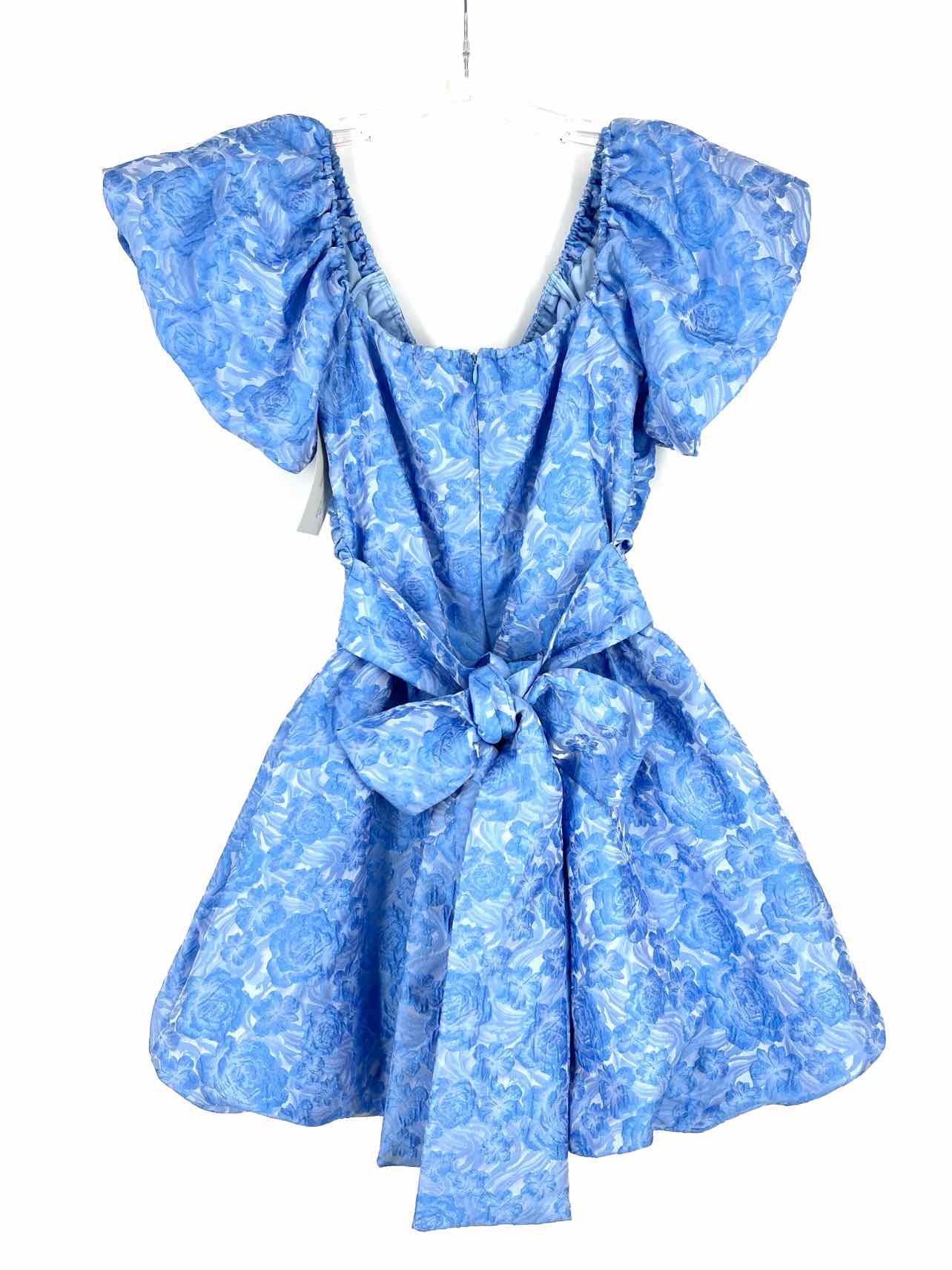 Dream Sister Jane Size M Sky Blue Floral Puffer NEW Designer Dress - Image 2
