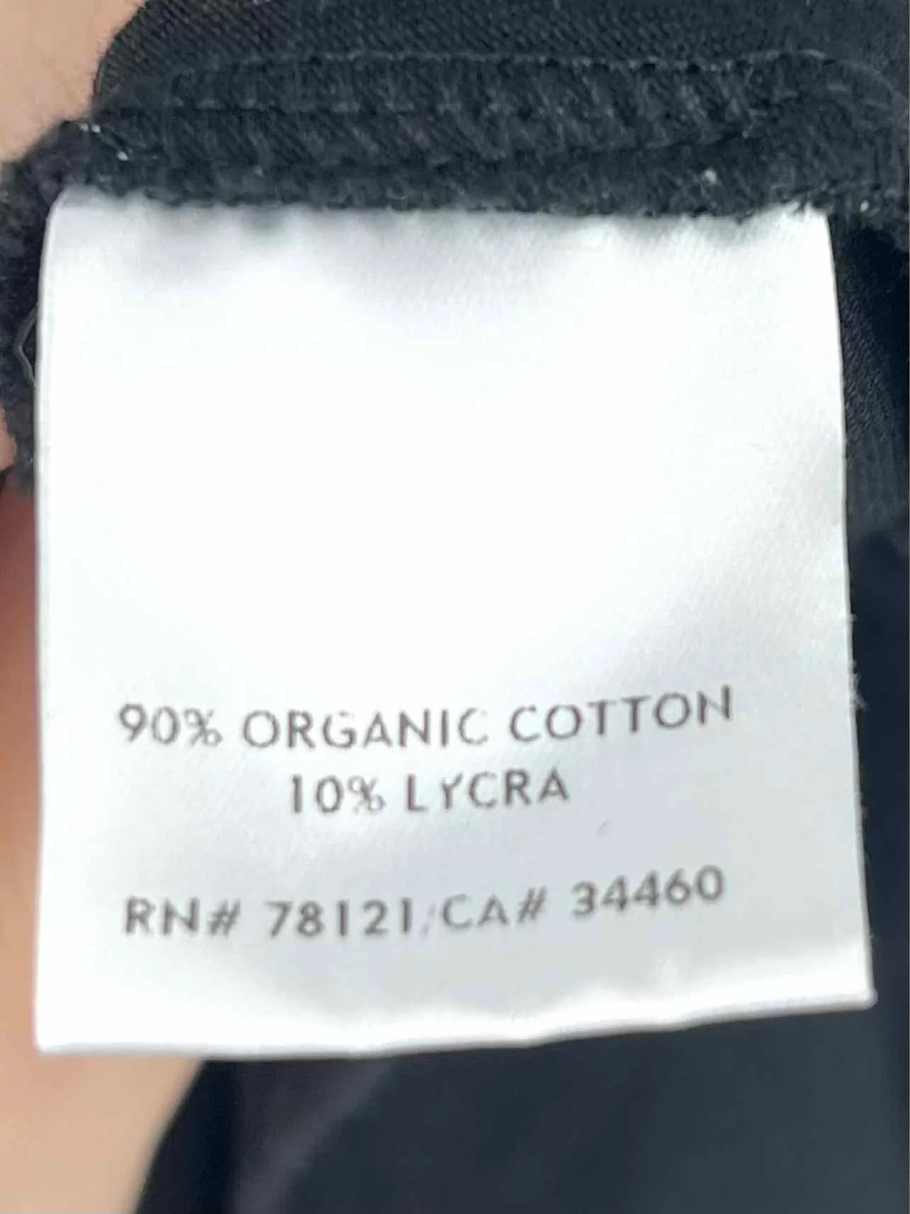 Eileen Fisher Size L Black Solid Cotton Blend Designer Dress - Image 4