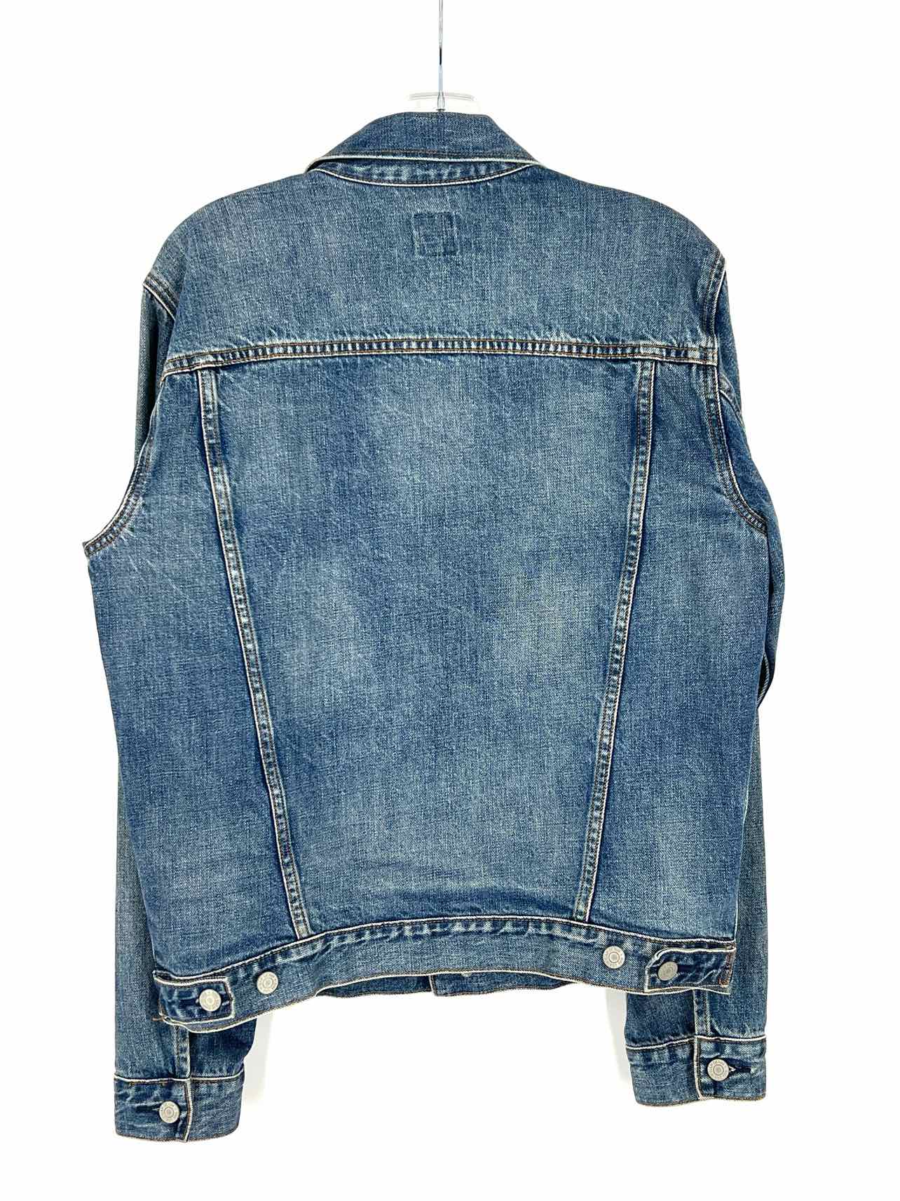 Gap Size S Denim Mineral Wash Blazer Jacket - Image 2