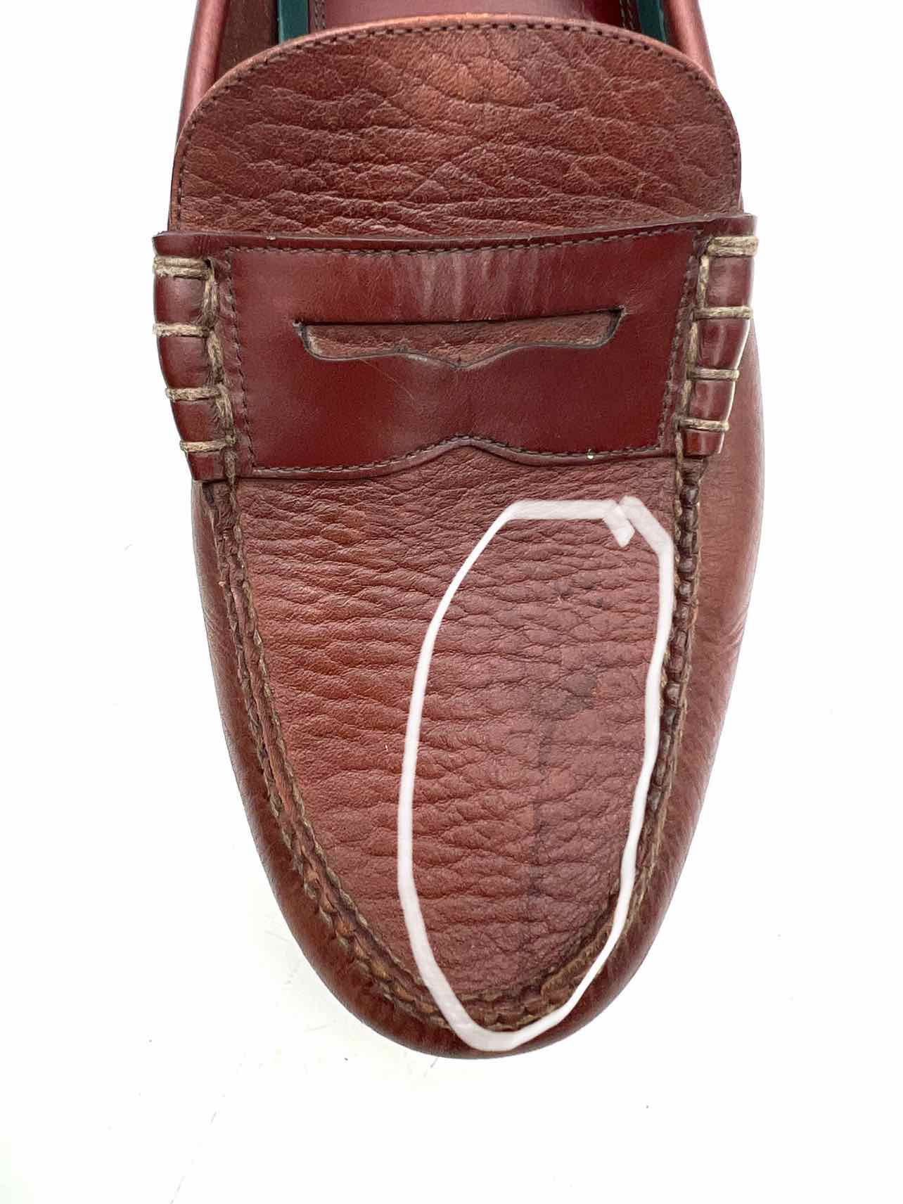 H.S. Trask Size 14 Brown Leather AS IS Men's Loafers- Men's - Image 10