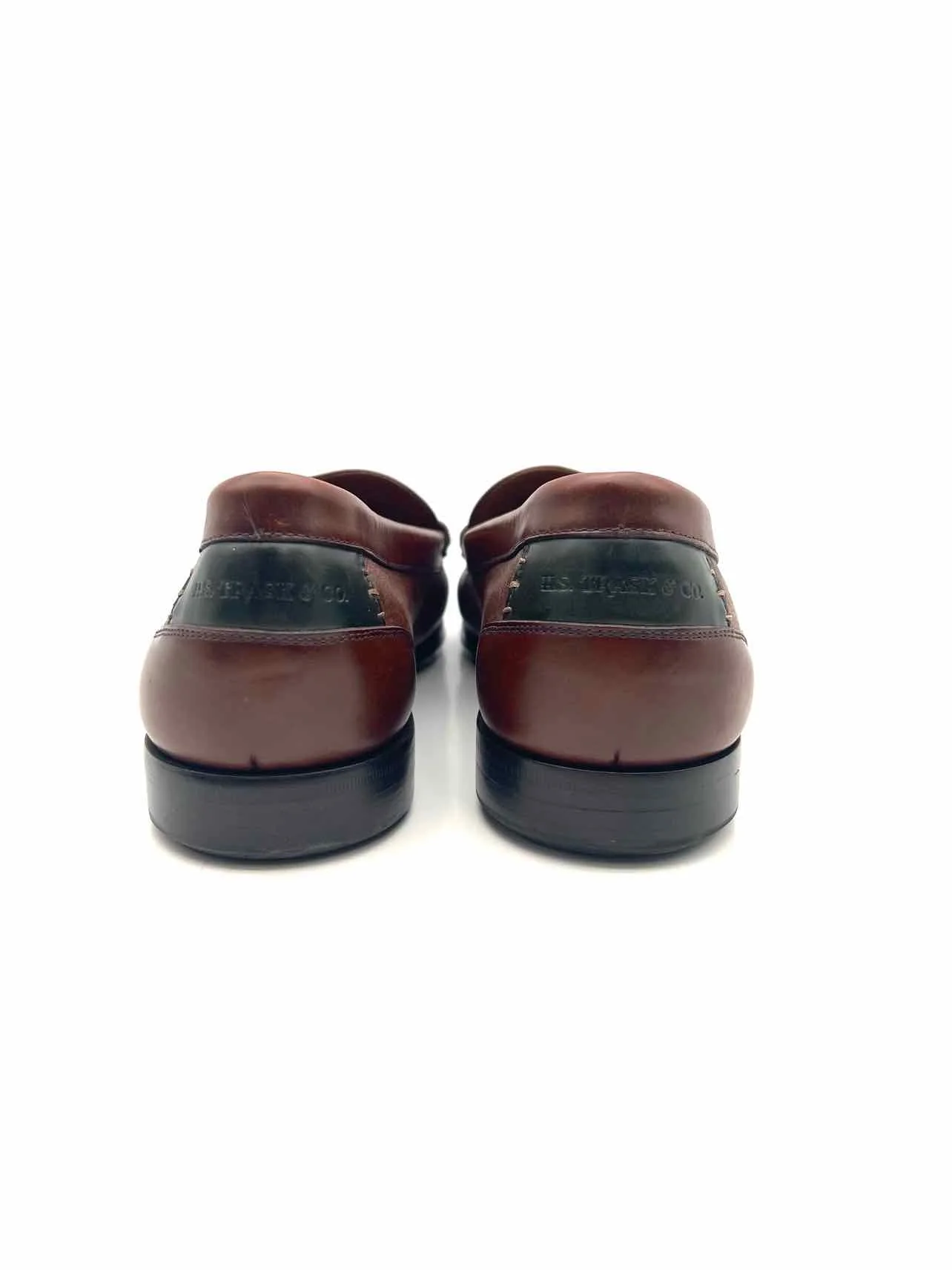 H.S. Trask Size 14 Brown Leather AS IS Men's Loafers- Men's - Image 3
