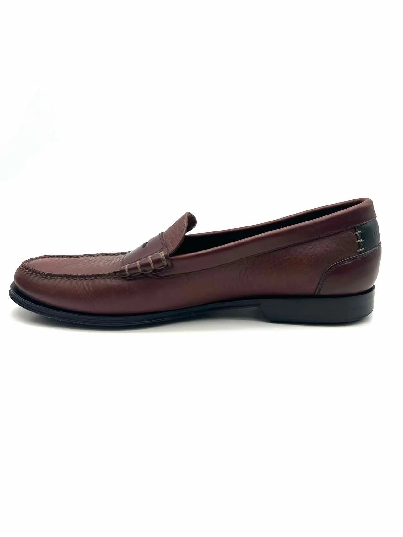 H.S. Trask Size 14 Brown Leather AS IS Men's Loafers- Men's - Image 4
