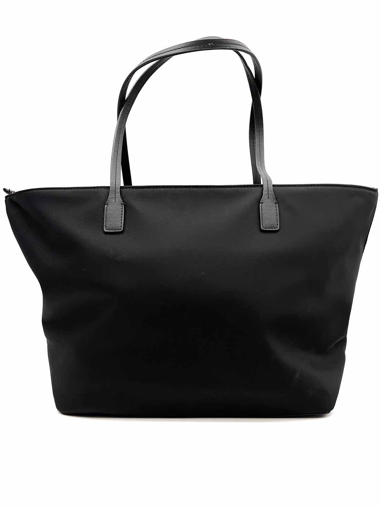 Kate Spade Black Solid Nylon Designer Tote - Image 4