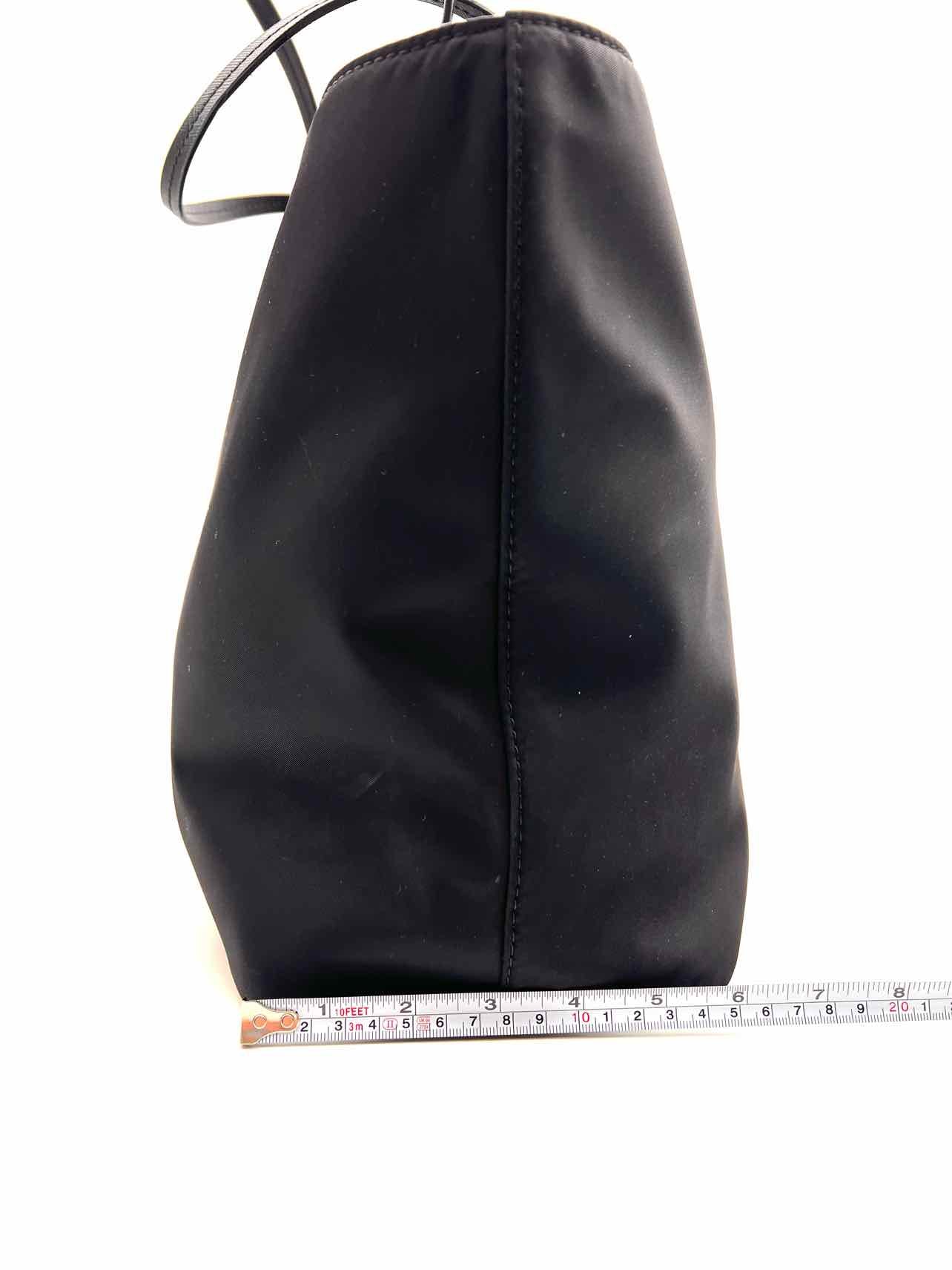 Kate Spade Black Solid Nylon Designer Tote - Image 8