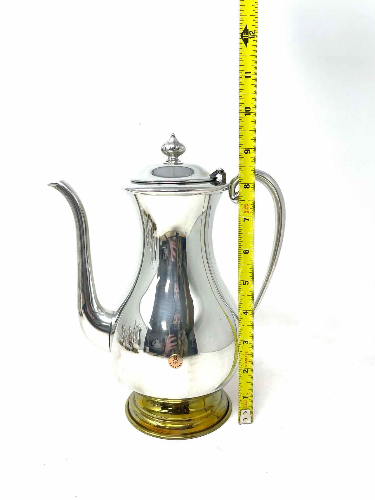 Kirk Stieff Silver/Gold Home Decor Tea Set - Image 6