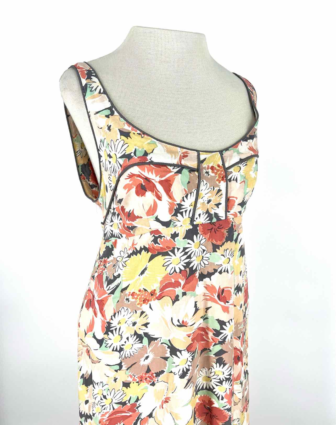 Lauren Conrad Size 8 Gray/Pink Floral Dresses Dress Maxi - Image 3