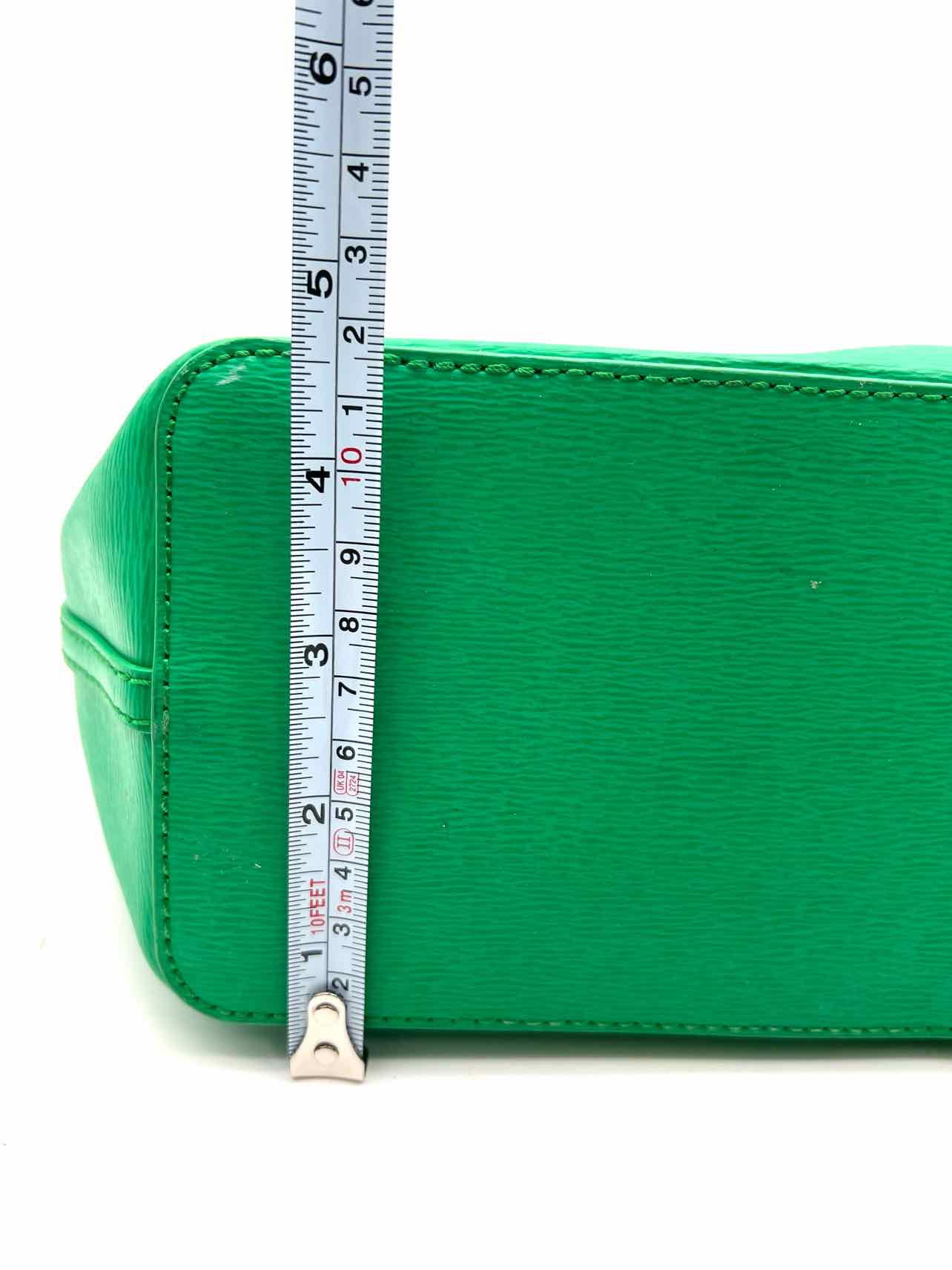 Lauren Ralph Lauren Kelly Green Saffiano Leather Designer Tote - Image 8
