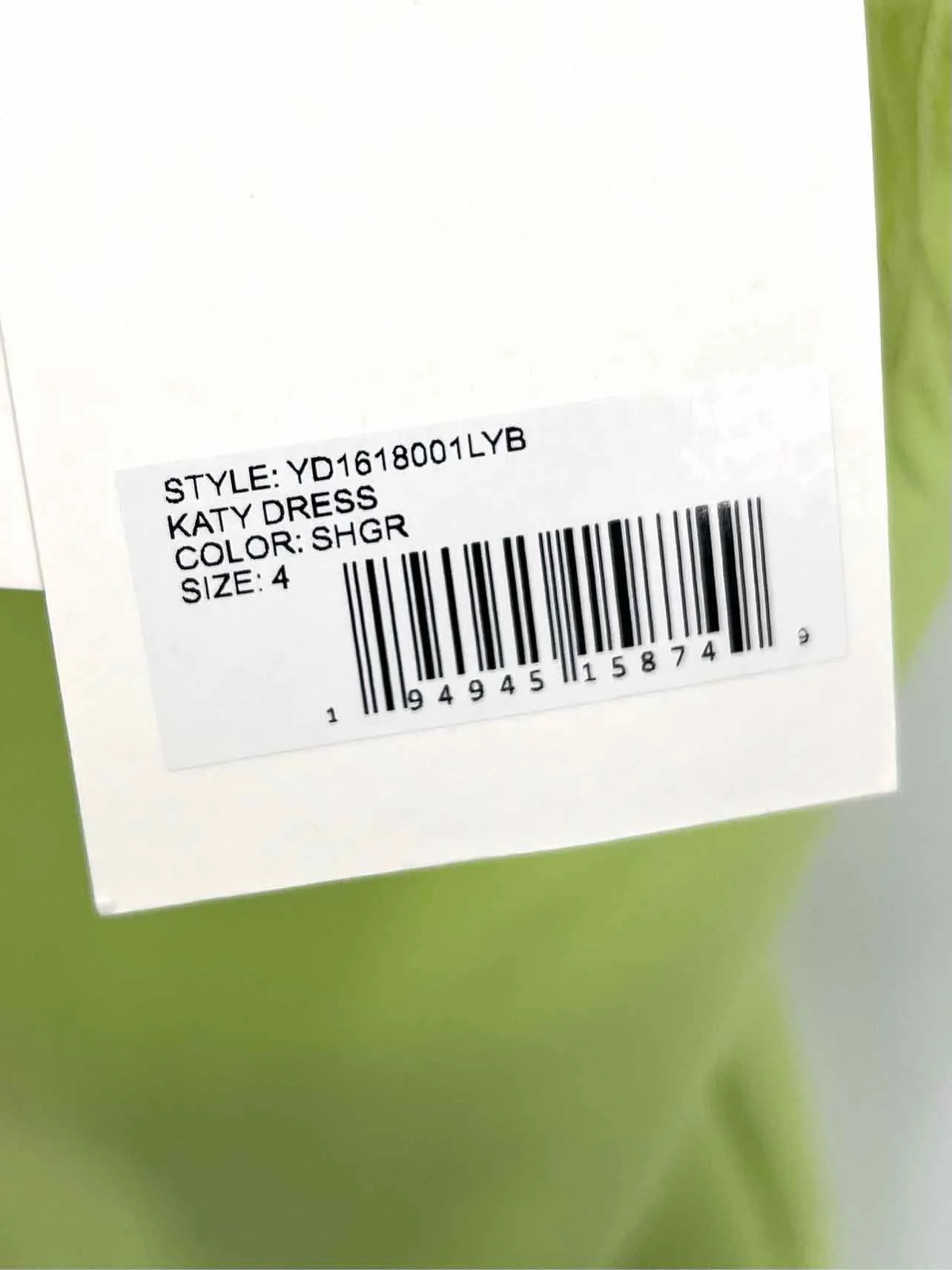 Likely Size 4 Lime Green Feathers Trim NEW Designer Dress - Image 4