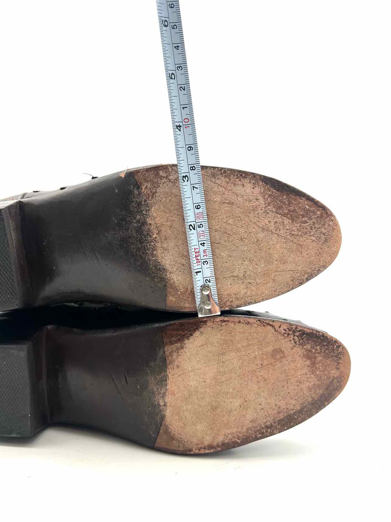 Loveless Size 5.5? Chocolate Ostrich Leather Designer Cowboy Boots - Image 10