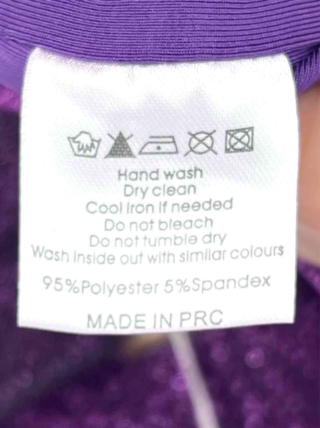 Meshki Size 8 Purple Halter Draped NEW Designer Dress - Image 5
