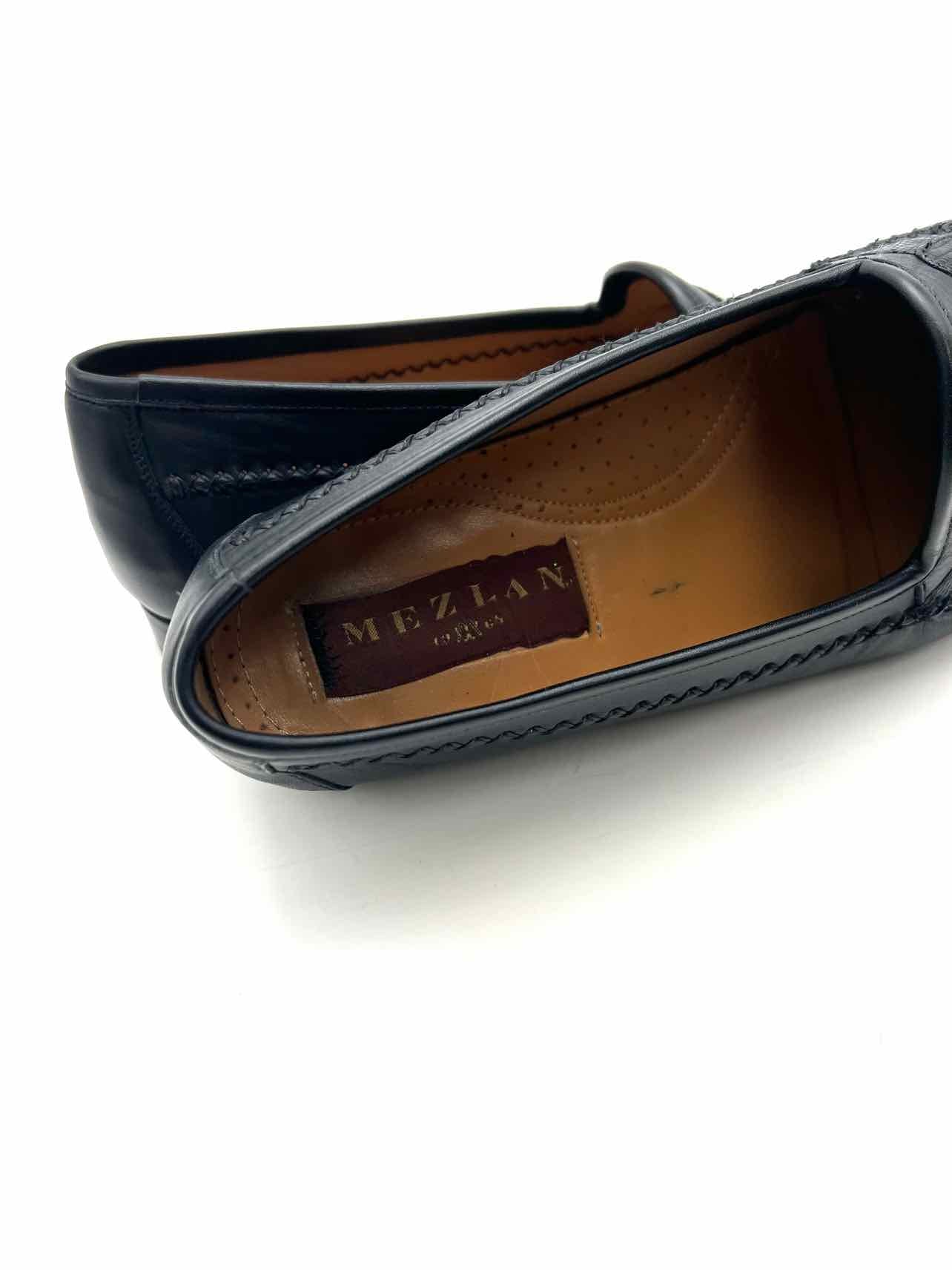 Mezlan Size 8.5 Black Reptile Leather Men's Shoes Loafers- Men's - Image 7
