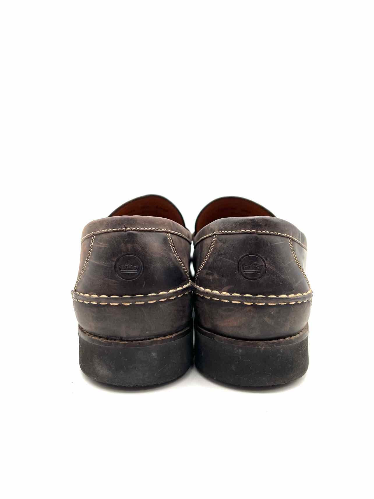 Peter Millar Size 10.5 Dk Brown Leather Men's Shoes Loafers- Men's - Image 6