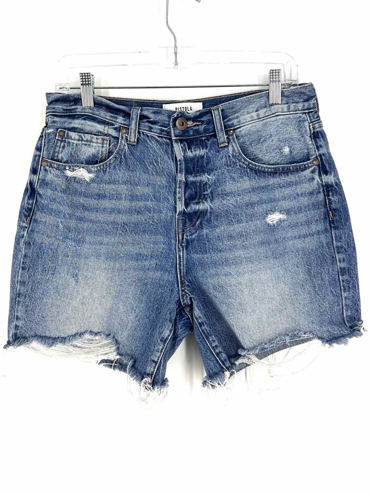 Pistola Size 30=10 Denim Distressed Cut-Off Premium Denim Shorts