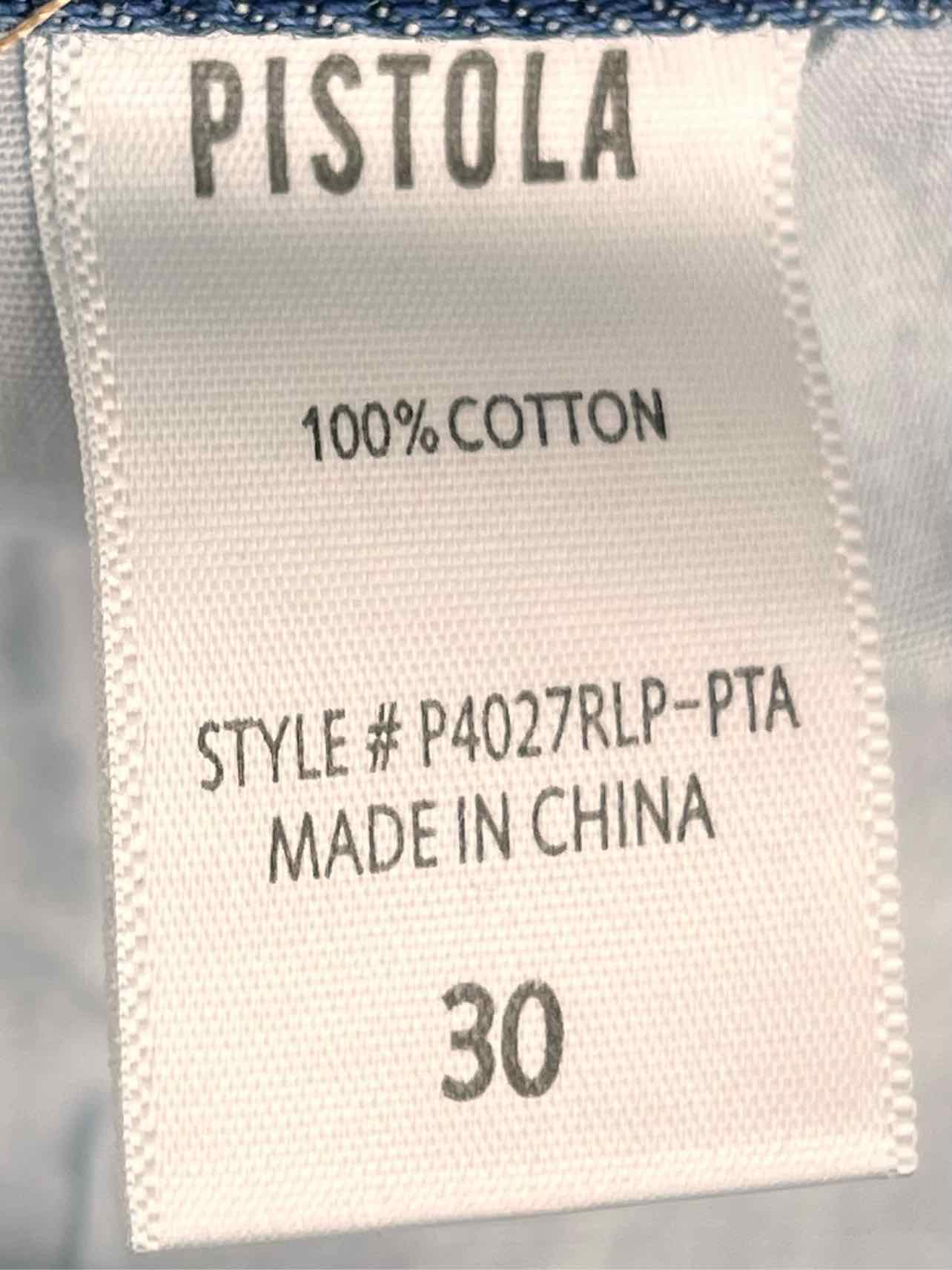 Pistola Size 30=10 Denim Distressed Cut-Off Premium Denim Shorts - Image 4