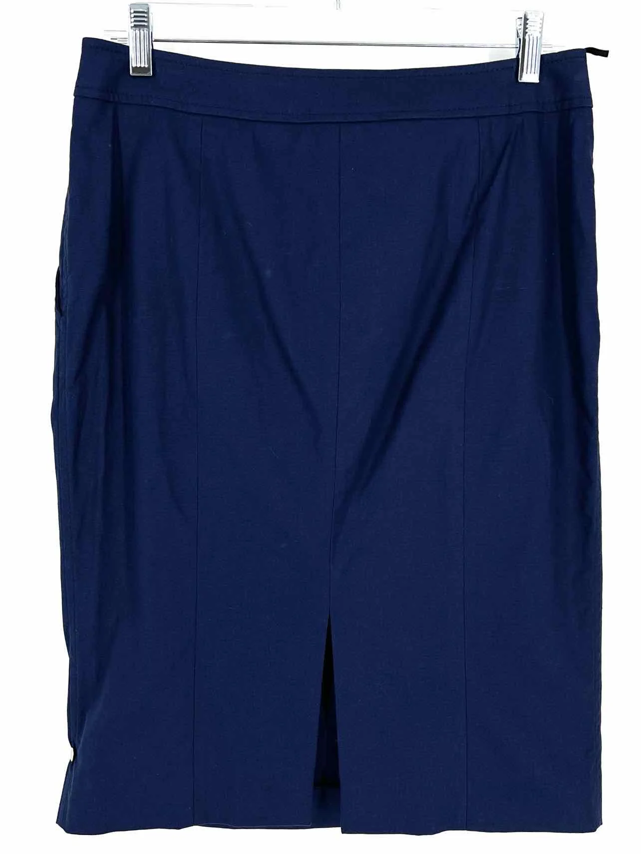 RED Valentino Size M ? Navy/Black Toggle Cotton Blend Designer Skirt - Image 5