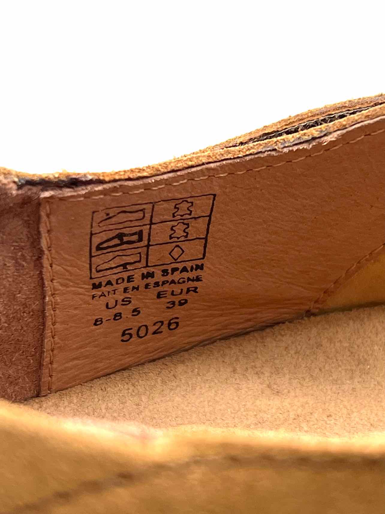 Taos Size 8/8.5 Brown Velcro Suede Shoes Mary Janes - Image 6
