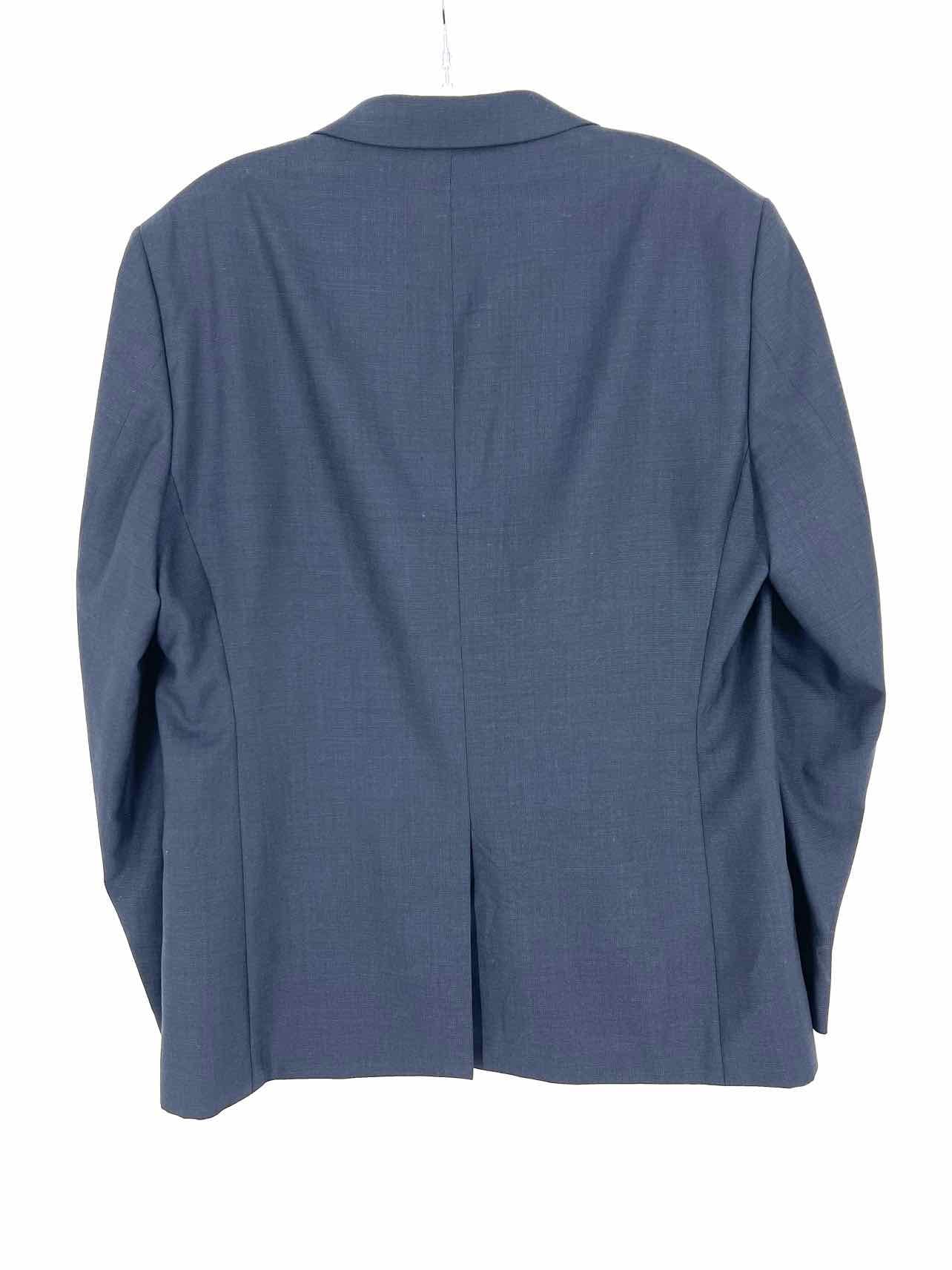 Theory Size 44=L Navy Variegated Wool Men's Sports Coat- Men's - Image 2