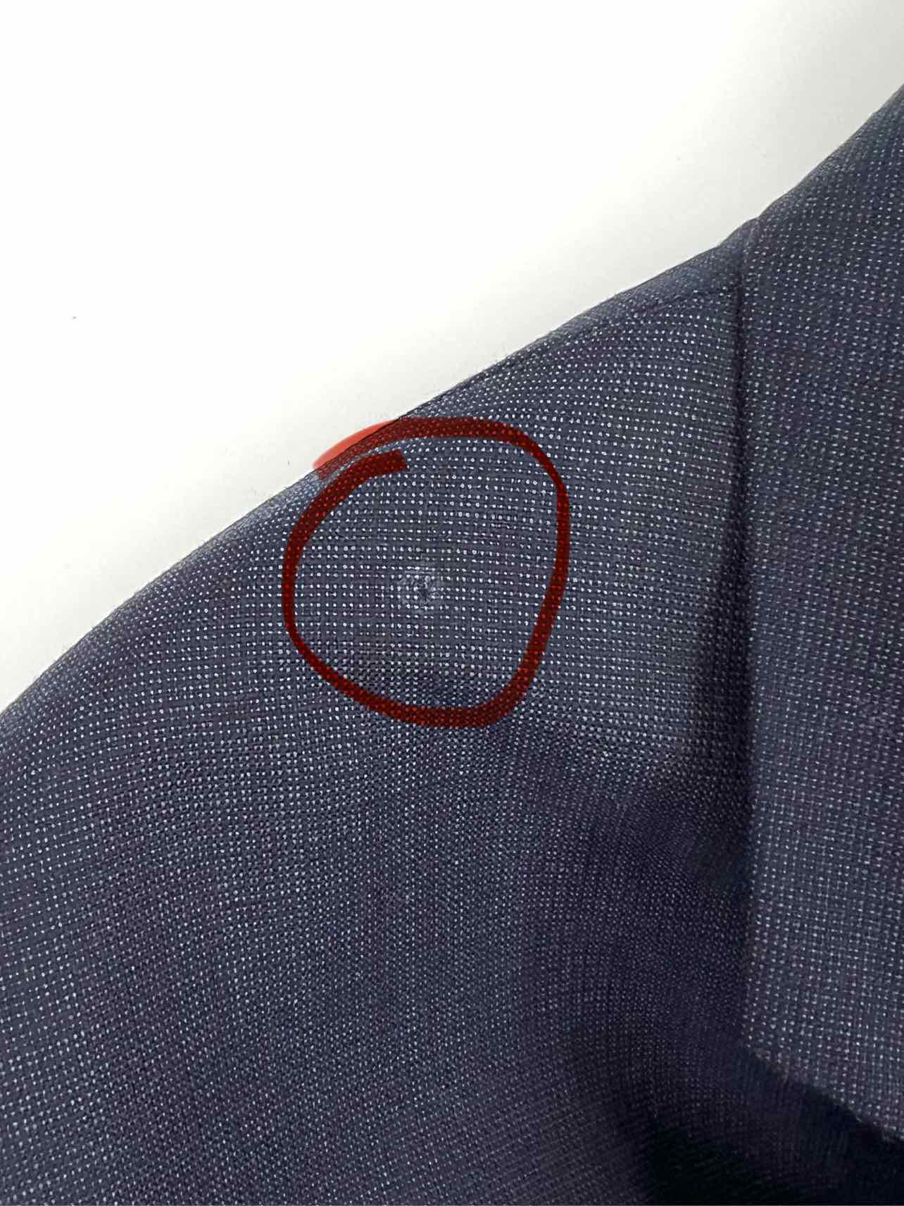 Theory Size 44=L Navy Variegated Wool Men's Sports Coat- Men's - Image 7