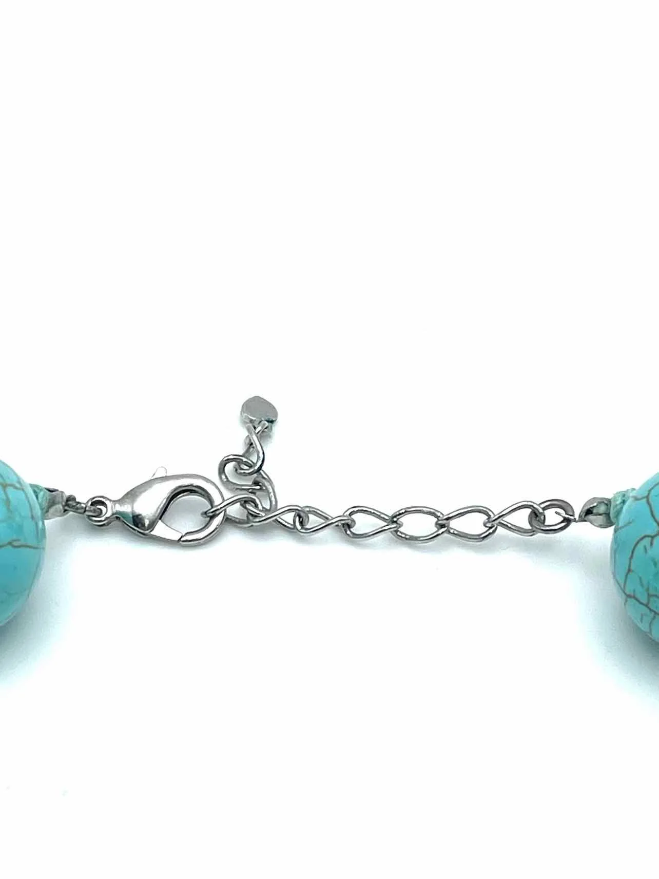 Turquoise Beaded Stone Jewelry Necklace - Image 2