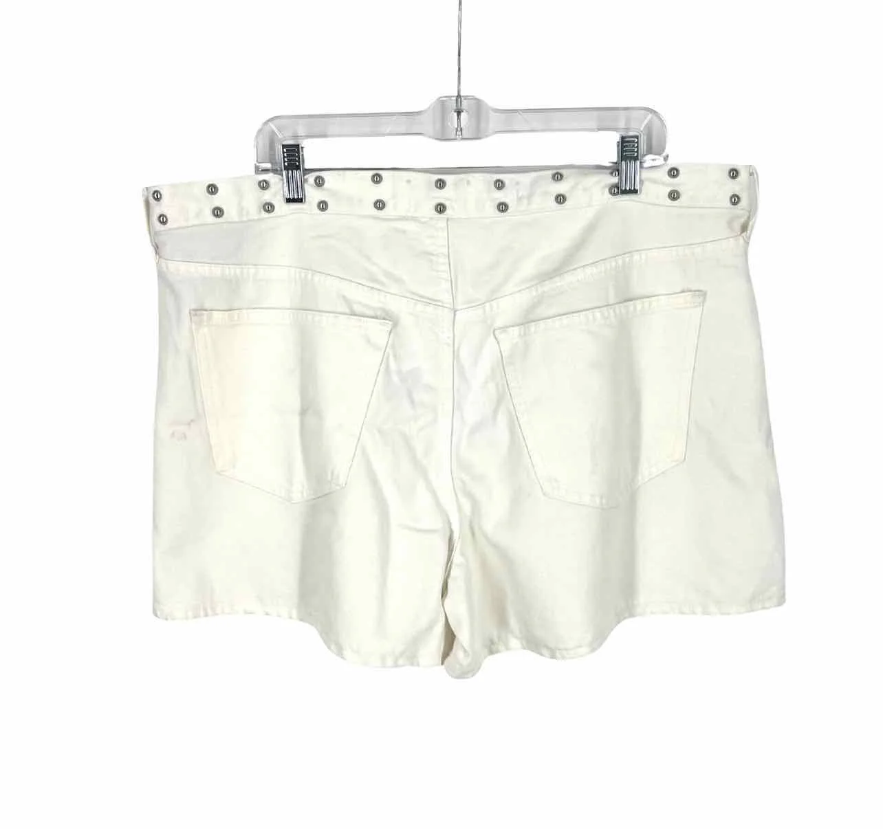 Universal Thread Size 16 White/Silver Studded Denim NEW Shorts Shorts - Image 2