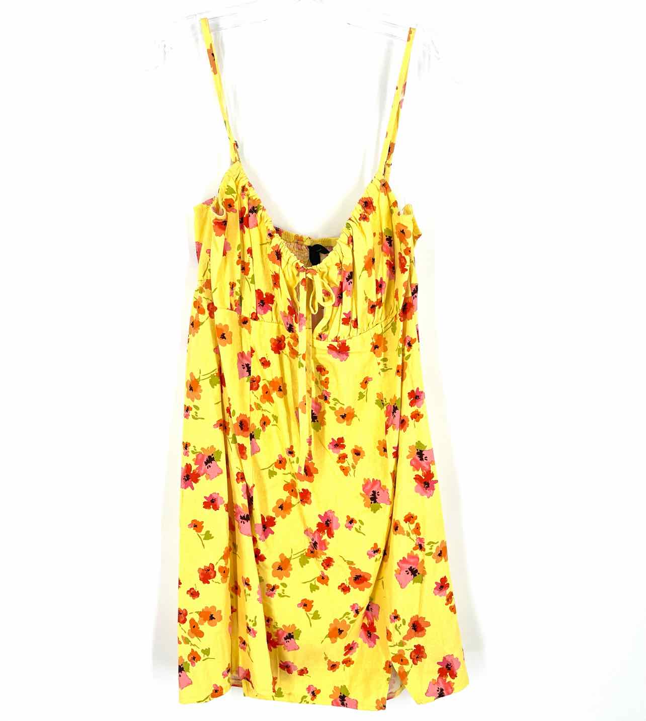Wild Fable Size L Yw/Or/Pk Floral Keyhole NEW Dresses Cardigan